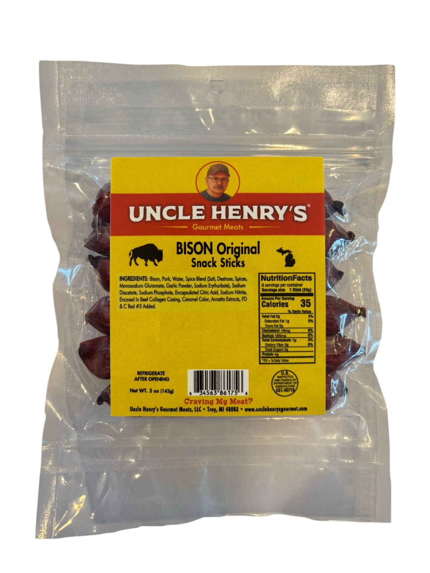 Bison Original Snack Sticks