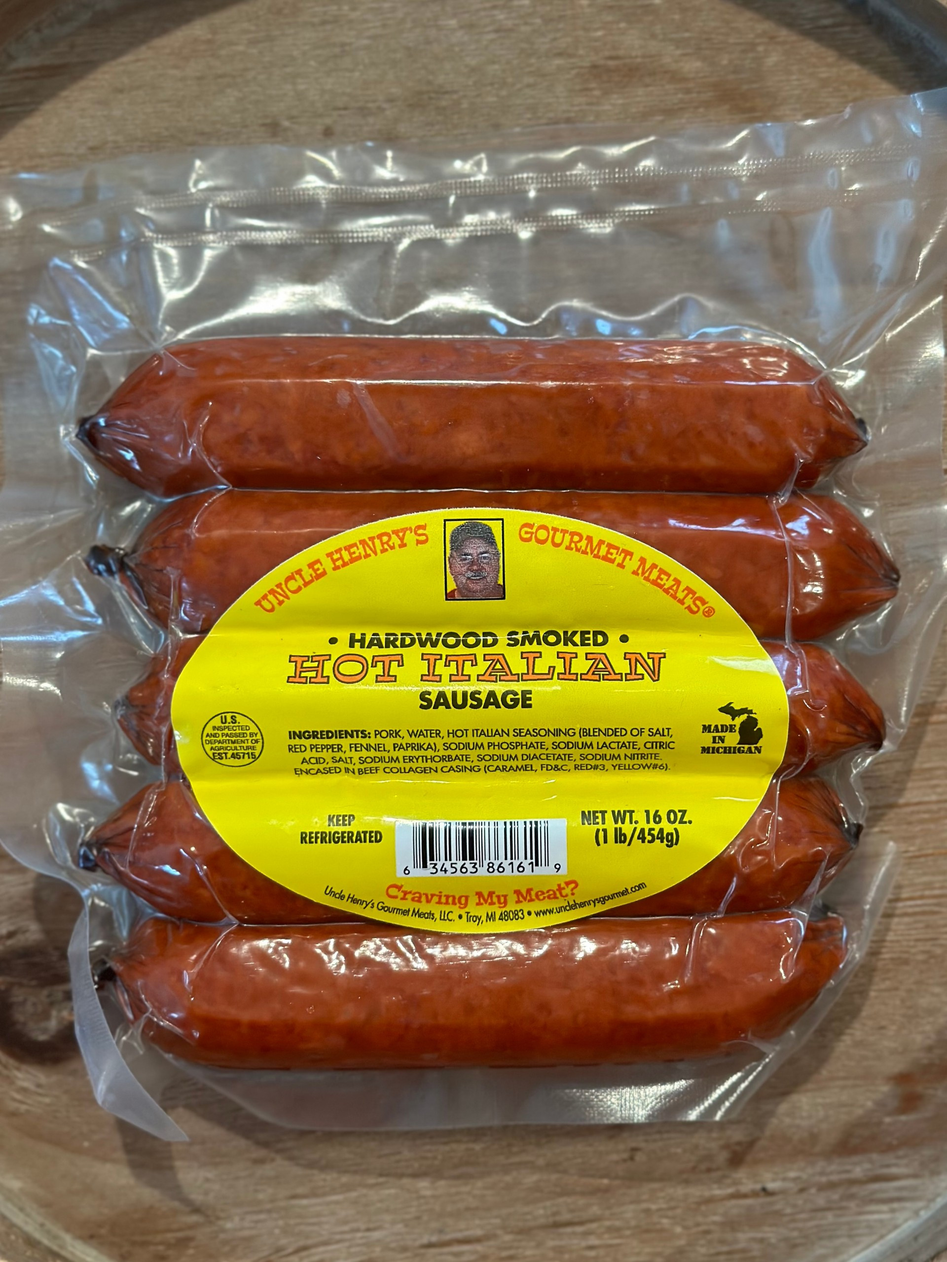 Smoked Hot Italian Sausage