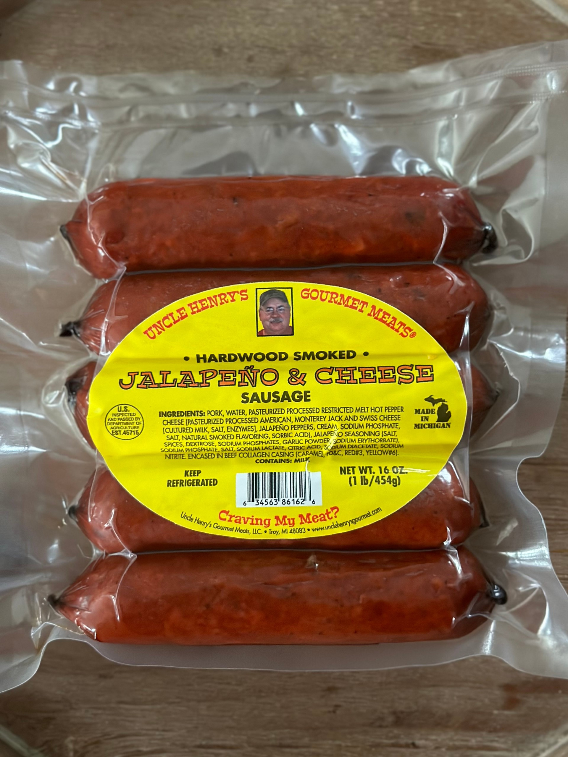 Smoked Jalapeno & Cheese Sausage