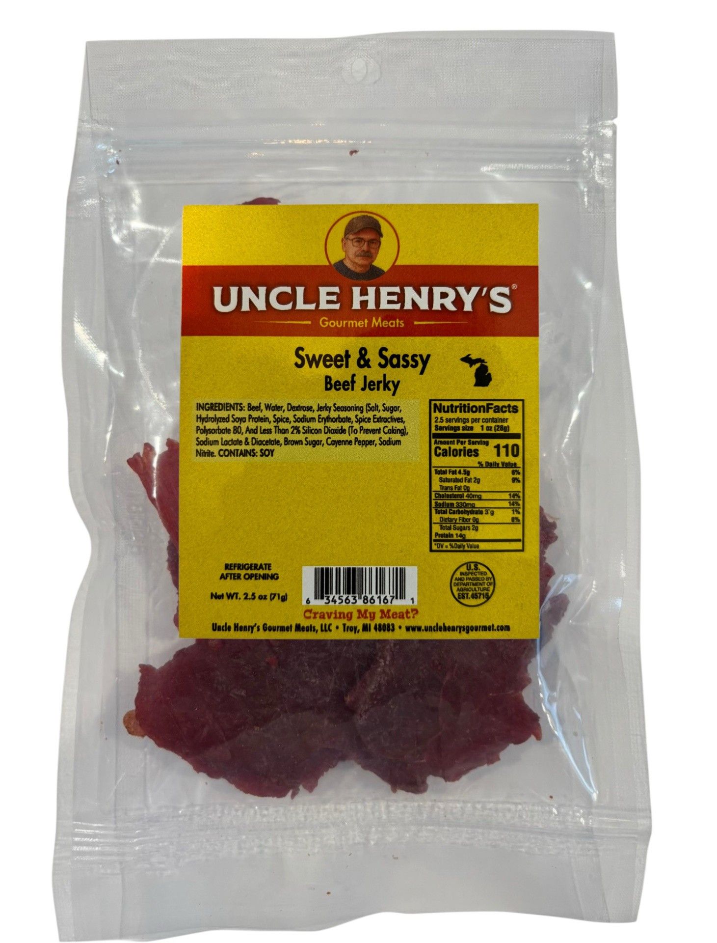 Sweet & Sassy Beef Jerky