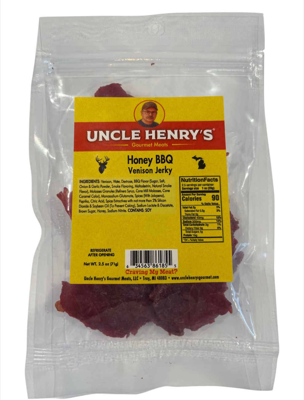 Venison Honey BBQ jerky